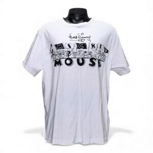 Disney 100 Mickey Mouse Graphic T Shirt Mens XL White Walt Disney World